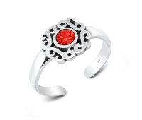 Designer Silver Toe Ring TR-152	